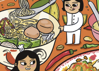 Interview: Christina De Witte and Mallika Kauppinen dish on NOODLES, RICE, AND EVERYTHING SPICE Cover art for Noodles, Rice and Everything Spice.