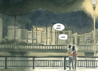 Exclusive Preview: SEOUL BEFORE SUNRISE offers a surreal perspective on grief Seoul Before Sunrise interior art (cropped)