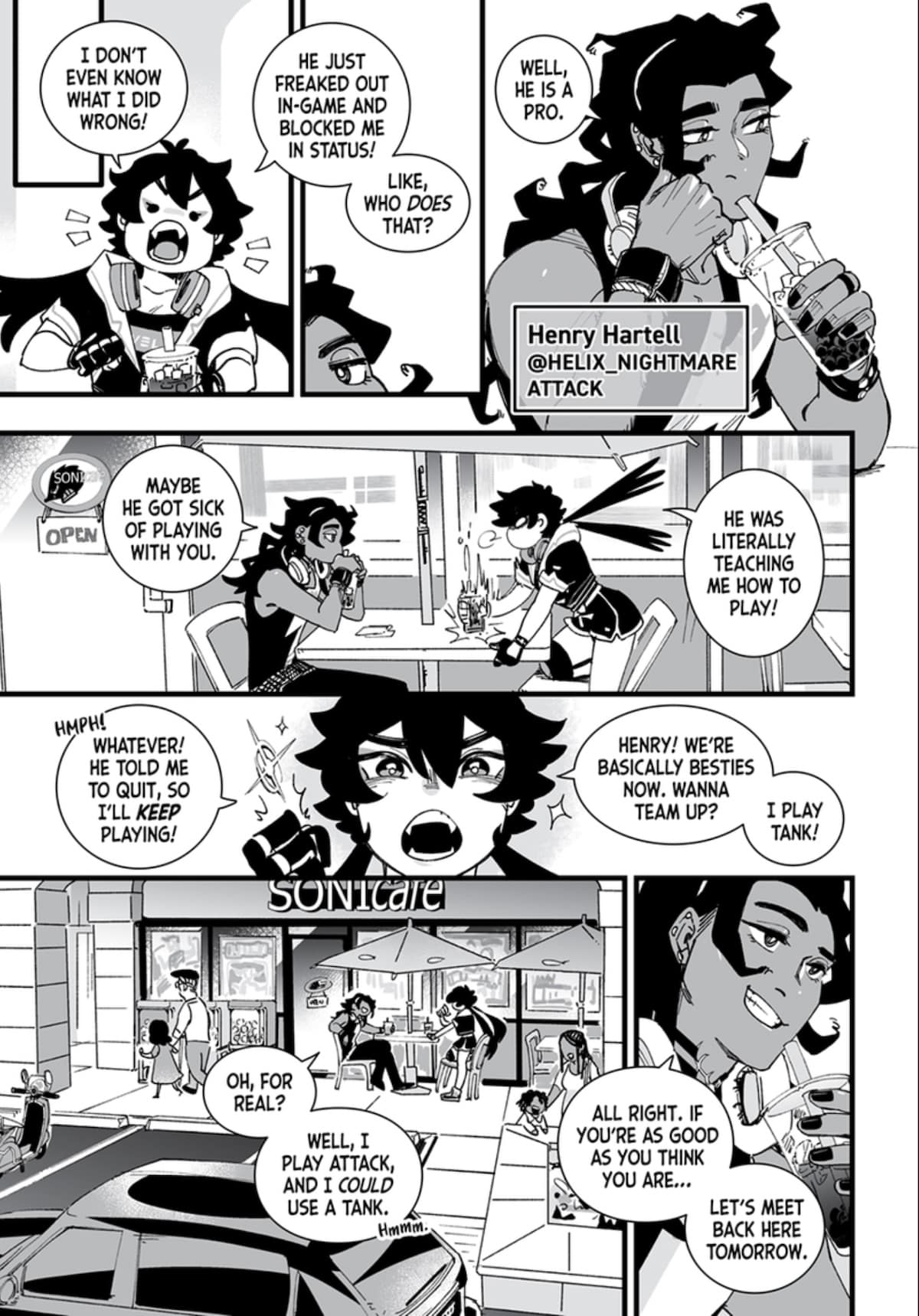 Vell talking with Henry in Status Royale vol. 1