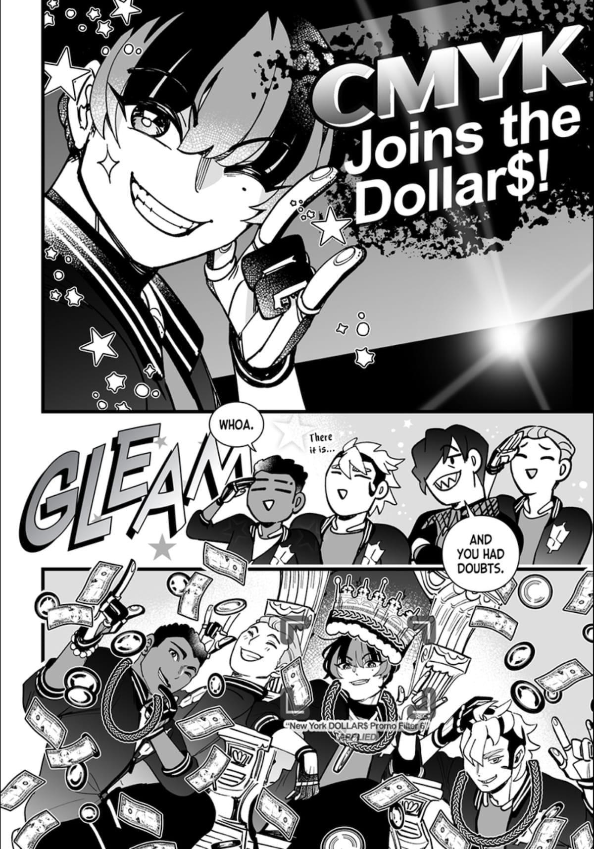 Min-Jun showing off charm in Status Royale vol. 1