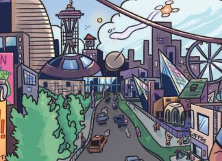 Exclusive: Bongiovanni & Verhoeven team up for TELEPORTATION AND OTHER LUXURIES Teleportation and Other Luxuries interior art (cropped)