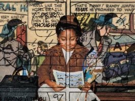 Critical Thinking: BAT KID and Bronze Man in conversation "Bat Kid and Bronze Man in conversation"