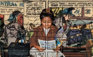 Critical Thinking: BAT KID and Bronze Man in conversation "Bat Kid and Bronze Man in conversation"