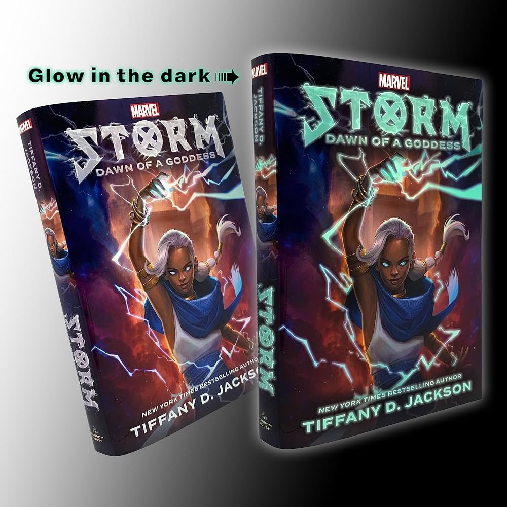 storm dawn of a goddess glow in the dark book