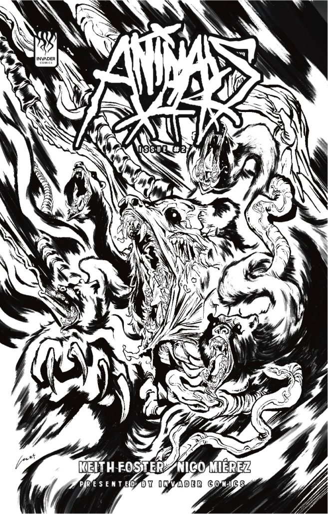 Animals #2 bw cover art