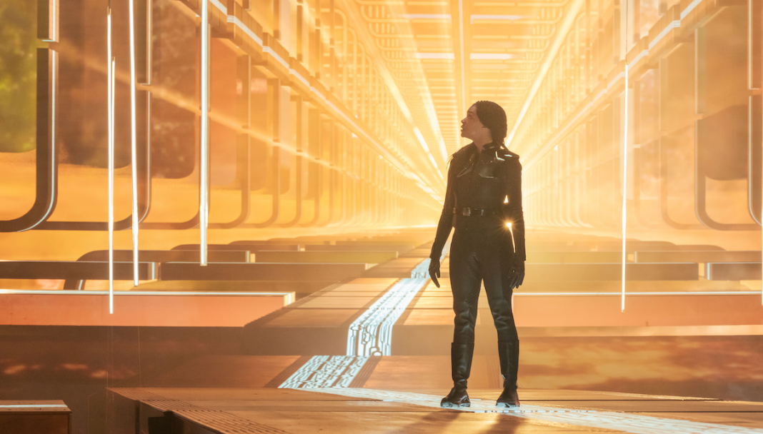 Burnham in the Star Trek: Discovery series finale.