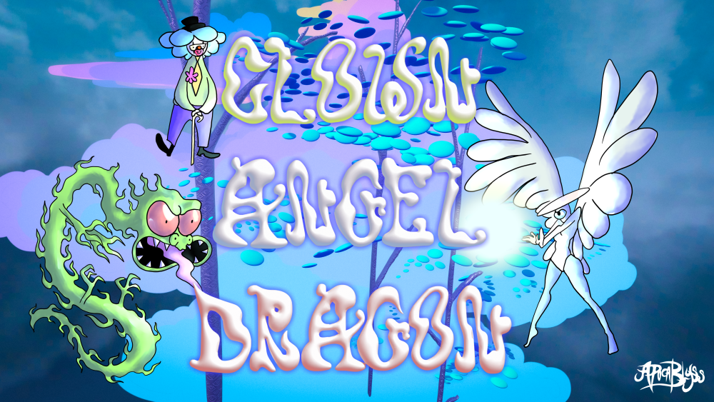 clown angel dragon