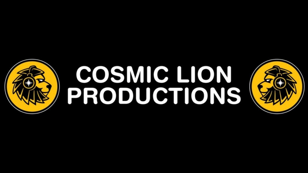 Cosmic Lion Productions logo banner Cosmic Lion Productions logo banner
