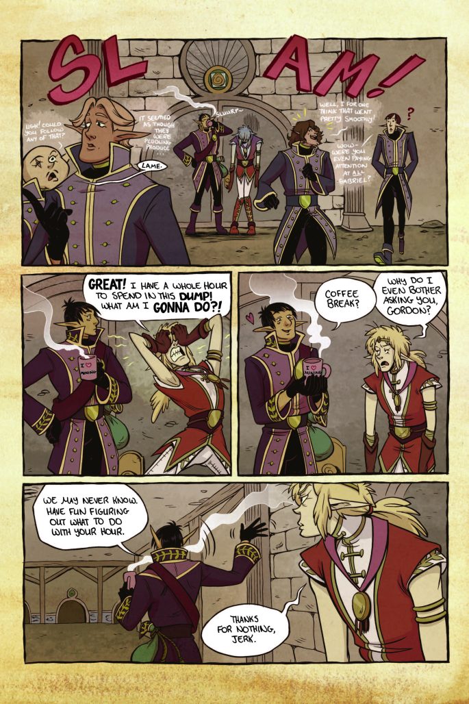 Halls of the Turnip King interior art