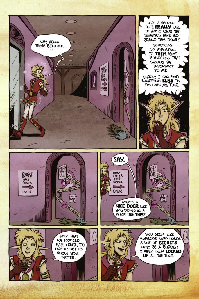 Halls of the Turnip King interior art