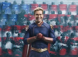 TV Review: THE BOYS Season 4 is a Pizzagate parody of Donald Trump’s Alt-Right Homelander against a wall of red white and blue riot gear