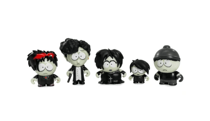 Kidrobot South ParkGoth Kids Vinyl Figures 5-Pack (Glow-in-the-Dark)
