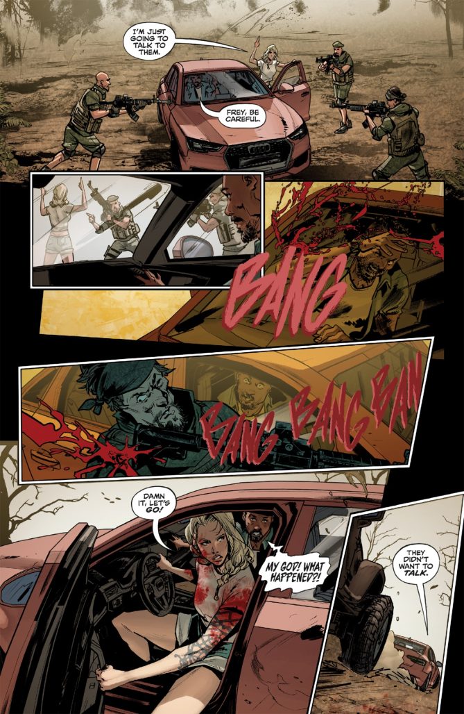 Kill All Immortals #1 interior art
