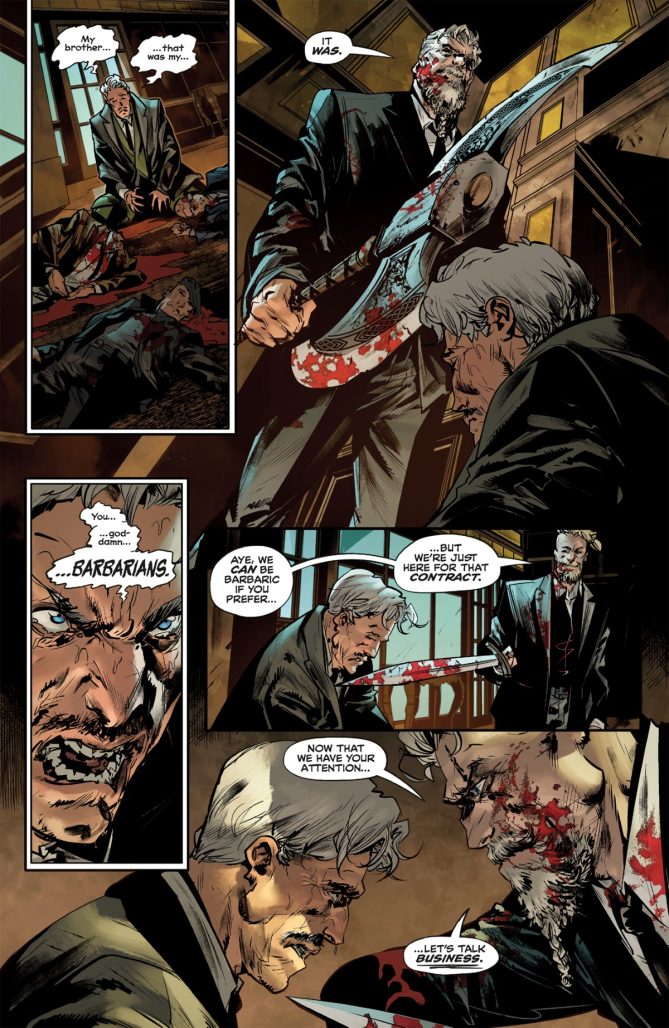 Kill All Immortals #1 interior art