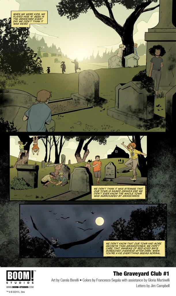 The Graveyard Club 1 interior art