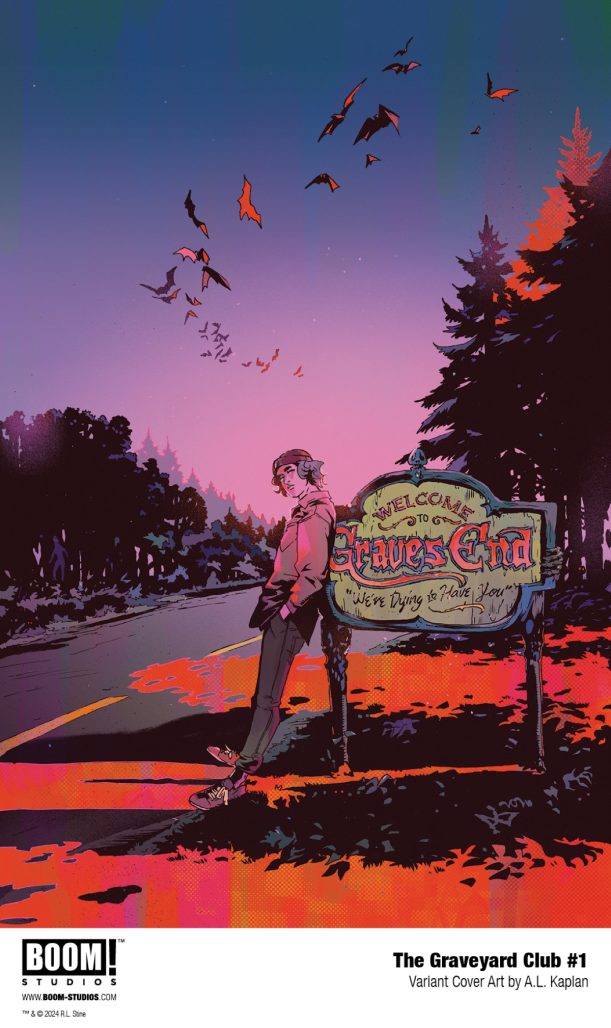 The Graveyard Club 1 variant cover by AL Kaplan