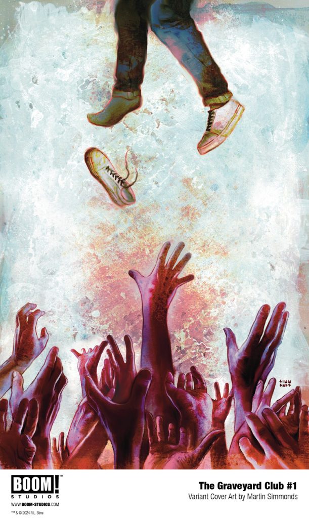 The Graveyard Club 1 variant cover by Martin Simmonds