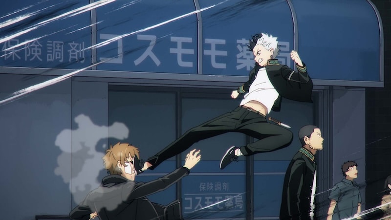 Hakura Sakura kicks someone in the face