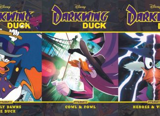 Kickstarter for DARKWING DUCK graphic novel collection takes off darkwing duck kickstarter covers