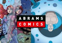 SDCC ’24: Abrams jumps into the direct market with single issue comics Abrams Comics header