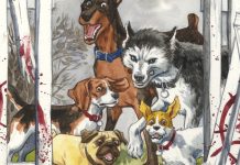Exclusive: Dark Horse announces BEASTS OF BURDEN OMNIBUS EDITION Beasts of Burden Omnibus cover art (cropped)
