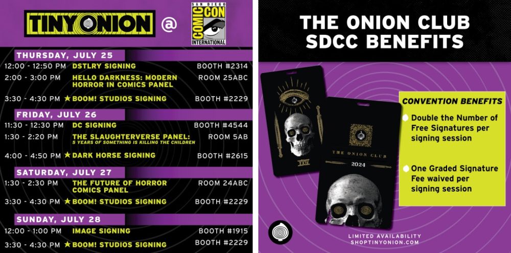 James Tynion IV's SDCC 2024 signing and panel schedule