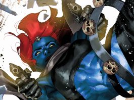 MYSTIQUE #1 unveils new variants for Declan Shalvey’s upcoming October run mystique shooting dual pisols