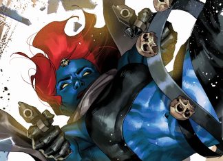 MYSTIQUE #1 unveils new variants for Declan Shalvey’s upcoming October run mystique shooting dual pisols