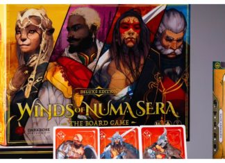 Darkrose’s WINDS OF NUMA SERA jumps from the page to a brand new tabletop game!