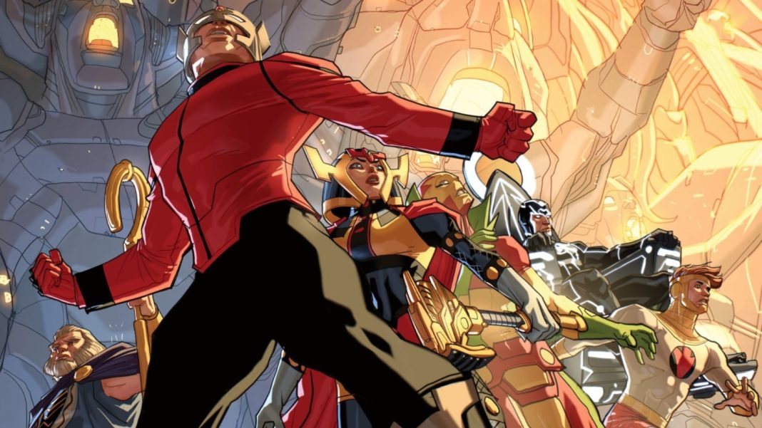 New Gods art by Pete Woods (cropped)