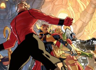 SDCC ’24: Kirby’s NEW GODS get a new ongoing New Gods art by Pete Woods (cropped)