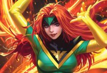 PHOENIX #2 has a new Jean Grey in cosmic flame cover by DERRICK CHEW Phoenix Derrick Chew cover