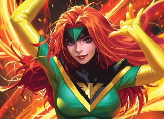 PHOENIX #2 has a new Jean Grey in cosmic flame cover by DERRICK CHEW Phoenix Derrick Chew cover