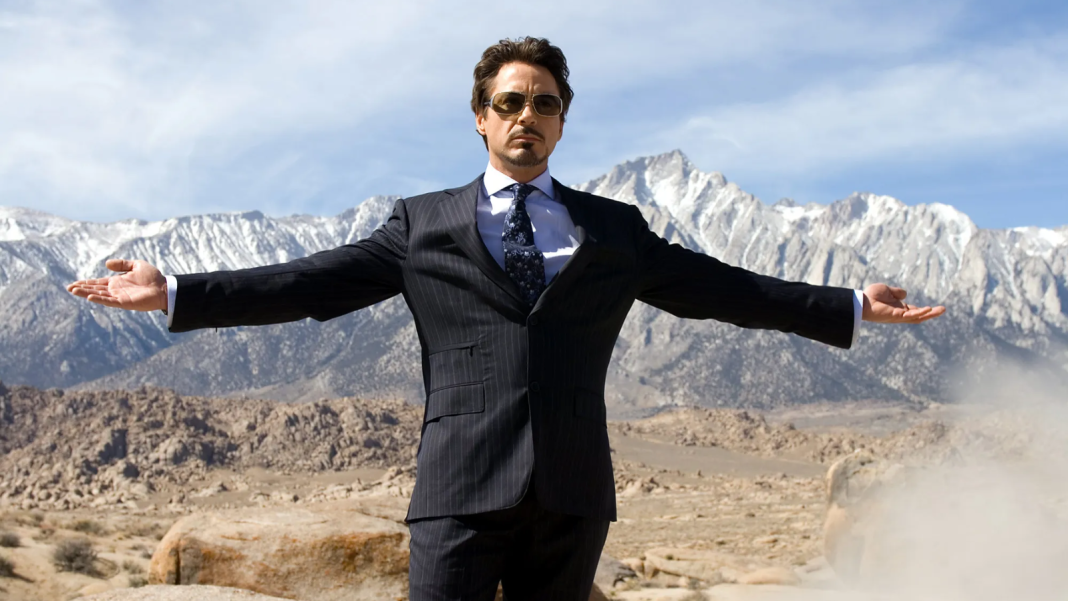 Robert Downey Jr in Iron Man