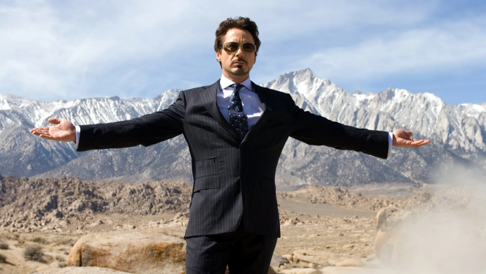 Robert Downey Jr in Iron Man