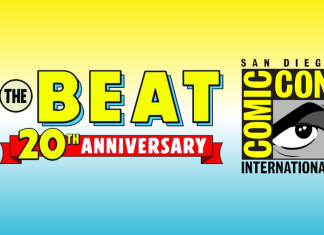 SDCC ’24: All of Sunday’s Comic-Con news in one place The Beat 20th Anniversary x SDCC header