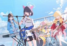 AX2024: BLUE ARCHIVE mobile game announces summer update and a new chapter Blue Archive's Summer Update artwork featuring 4 girls playing music on the rooftop of a school.
