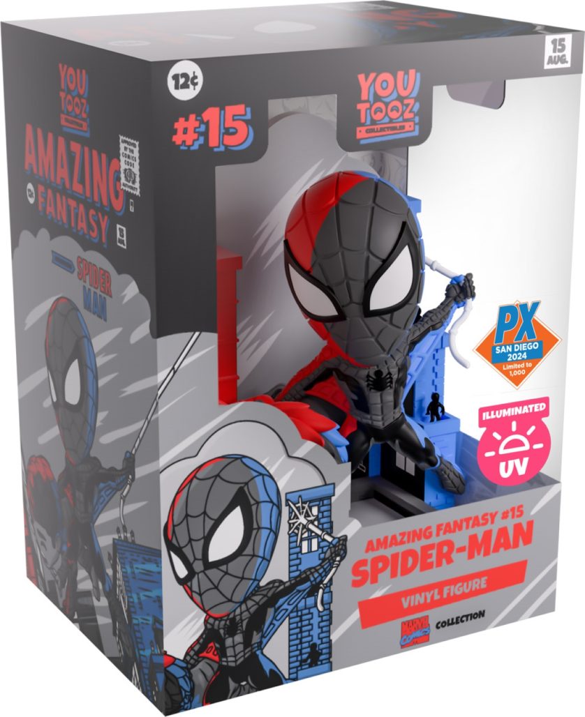 SAN DIEGO 2024 AMAZING FANTASY #15 ILLUMINATED PX VINYL FIGURE