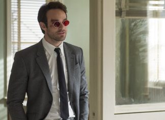 Marvel Television updates on Daredevil: Born Again, Eyes of Wakanda, Agatha, and more Charlie Cox as Matt Murdoc in a suit and tie
