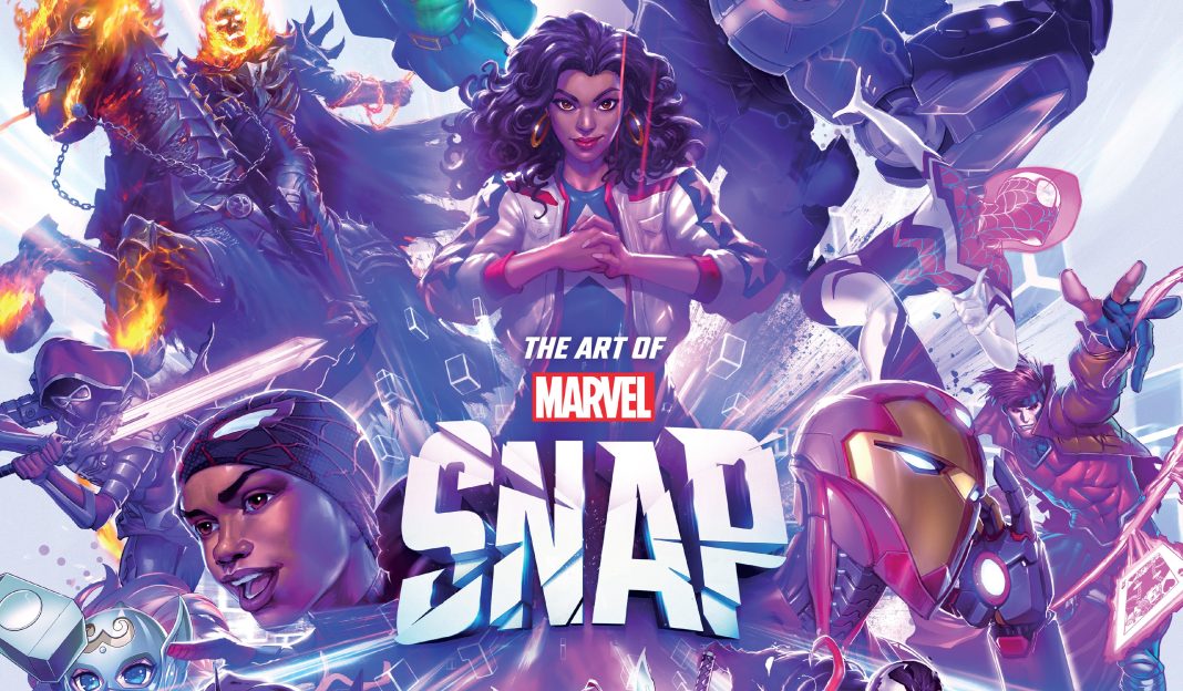 the art of marvel snap cover with america chavez