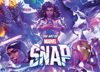 Marvel Snap is getting a hardcover book set for early next year from Dark Horse the art of marvel snap cover with america chavez