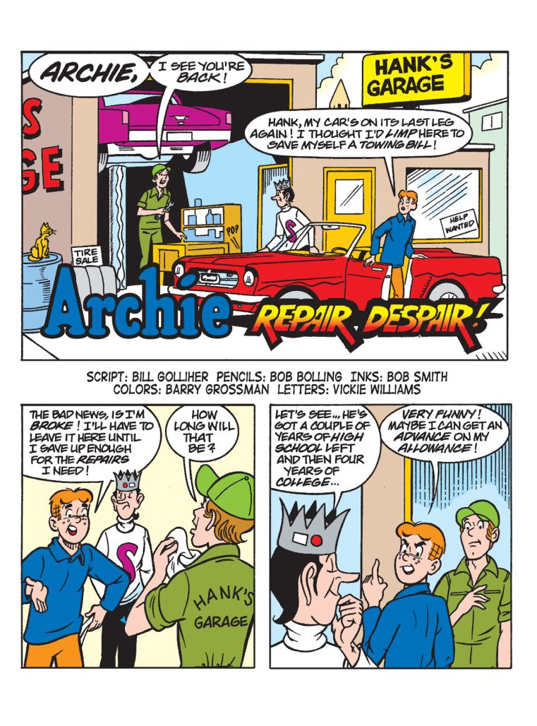 Archie Jumbo Comics Digest #353 interior art