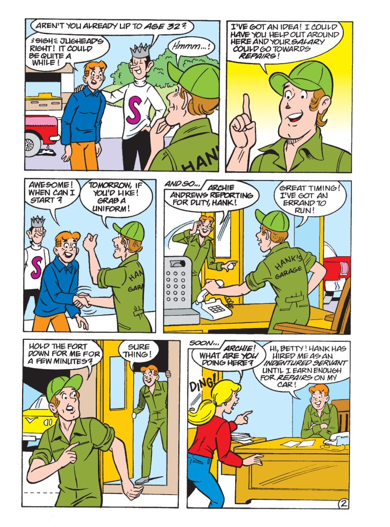 Archie Jumbo Comics Digest #353 interior art