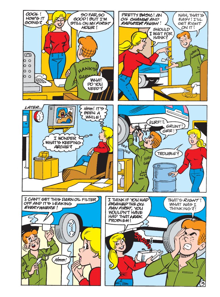 Archie Jumbo Comics Digest #353 interior art