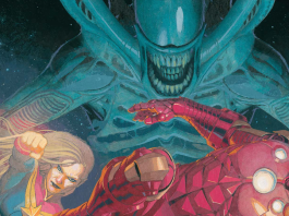 Alien vs. Avengers #1 Cover. Art by Esad Ribic