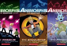 Interview: Chris Grine on the ANIMORPHS graphic novel adaptations Covers for Animorphs graphic novelizations for 1, 3 and 6
