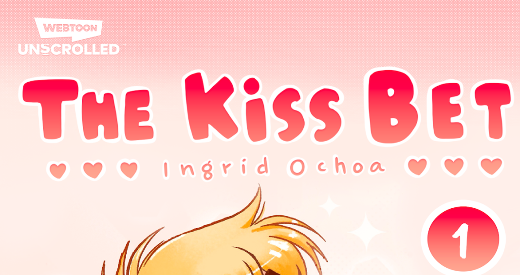 The Kiss Bet Vol 1 cover tease for Comics Beat.