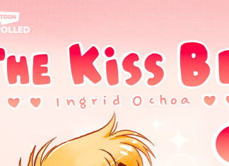 Cover Reveal + Interview: Ingrid Ochoa on THE KISS BET Vol. 1 The Kiss Bet Vol 1 cover tease for Comics Beat.