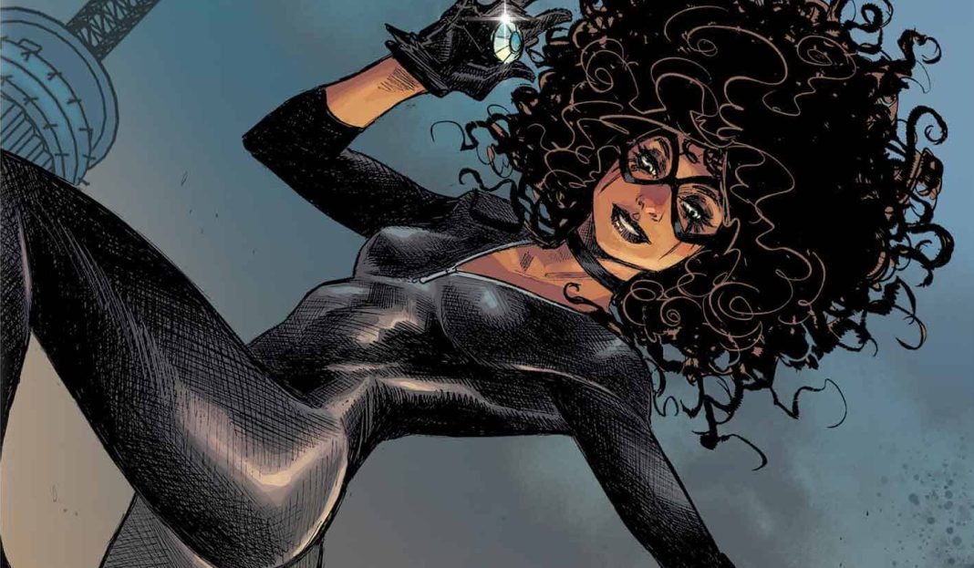 Ultimate Black Cat swings high against Spider-Man