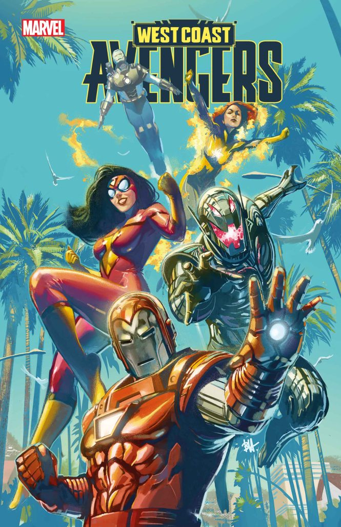 Posing West Coast Avengers
